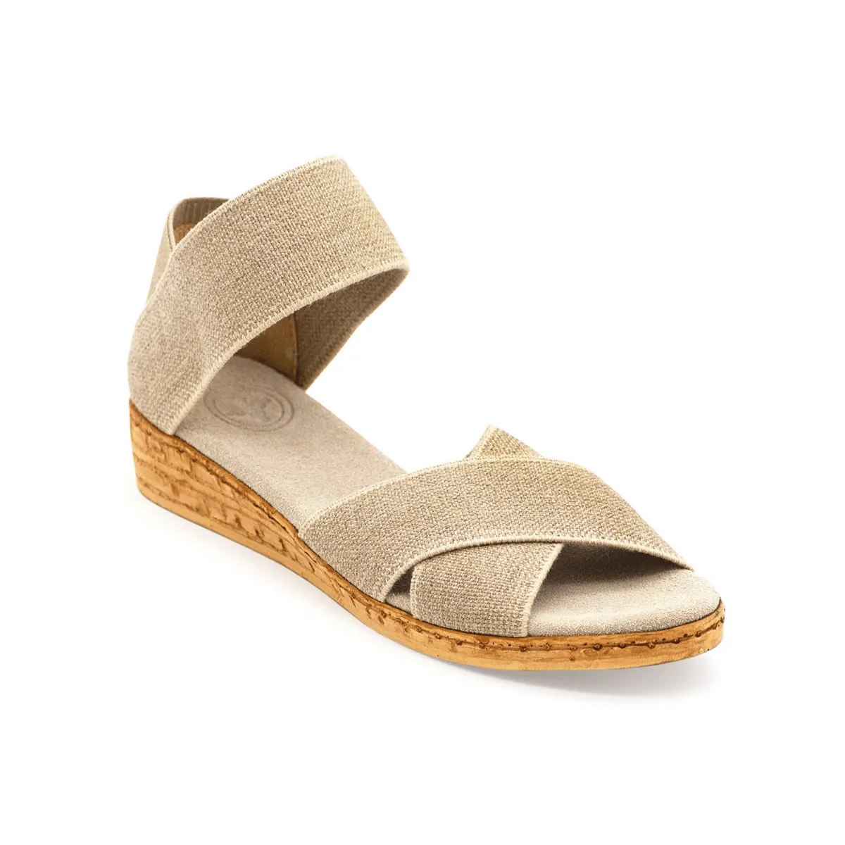 Charleston Shoe Co. Women's Peachtree Linen Shopping Day Energy Returning Midsole