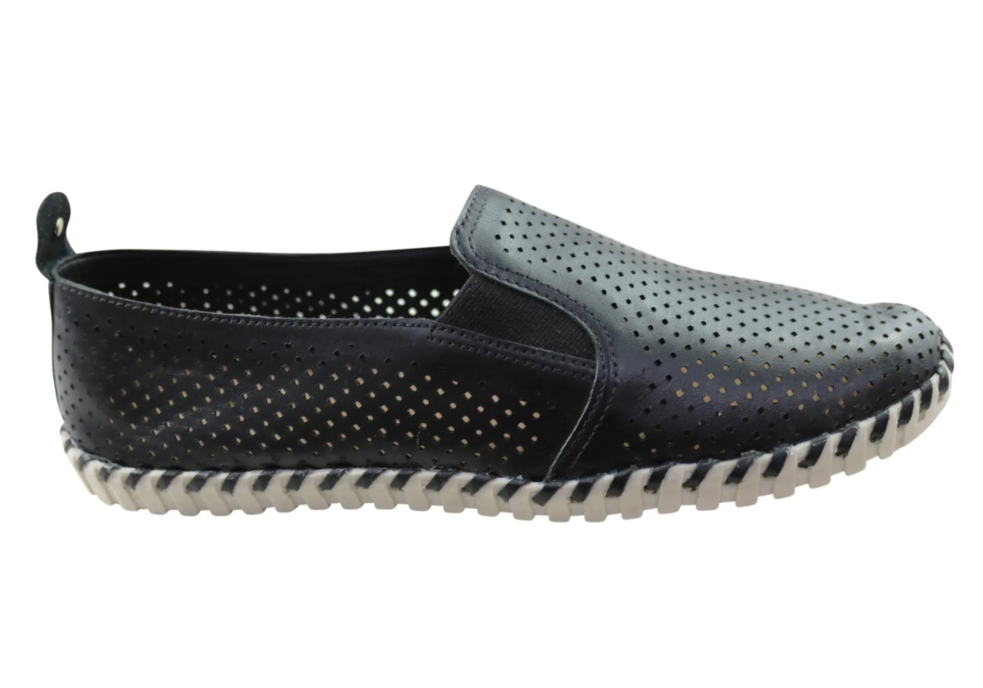 Slip Resistant Abrasion resistant Bottero Alora Womens Comfortable Leather Casual Shoes Made In Brazil