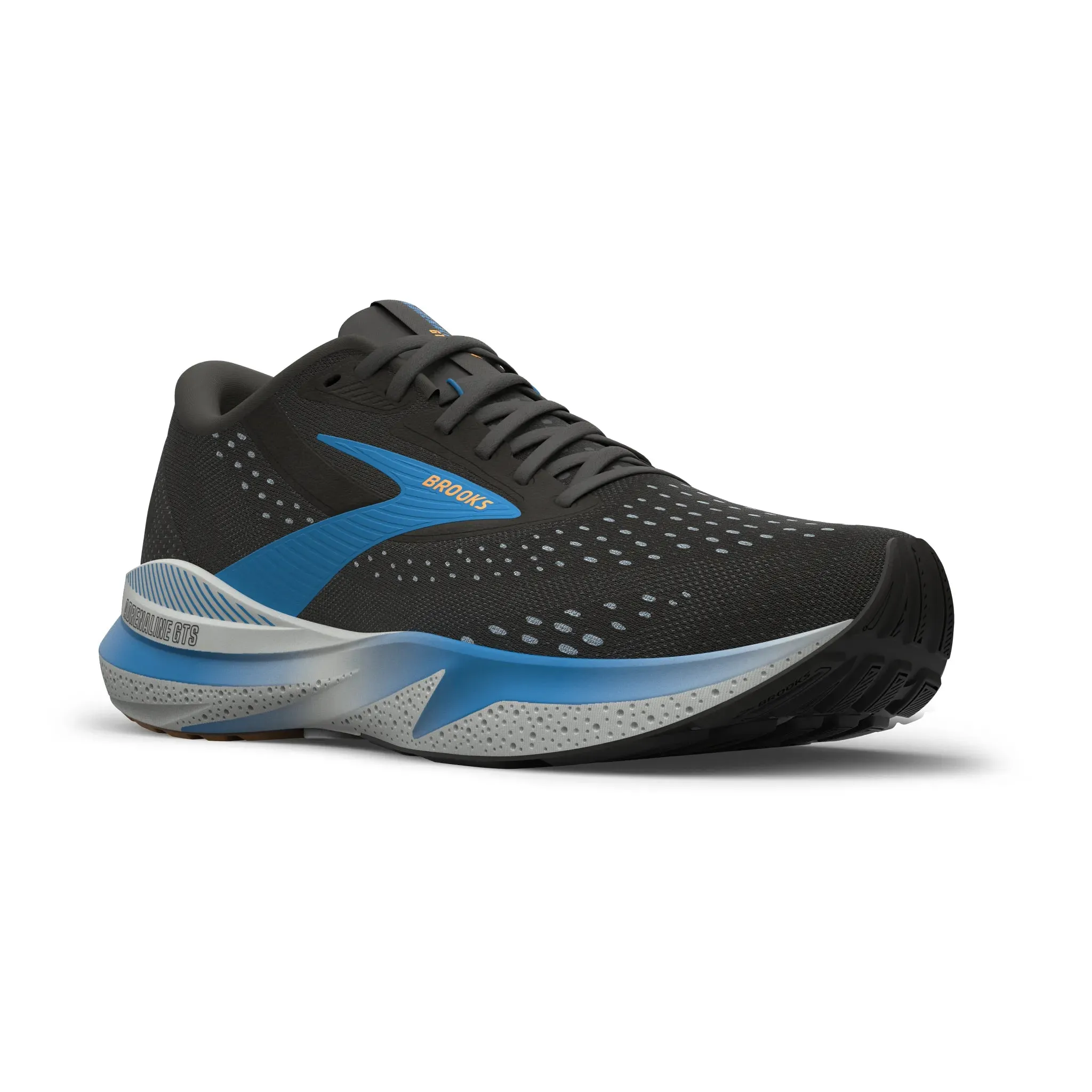 Brooks Mens Trainer Adrenaline GTS 24 Black/Ebony/Cloissonne Style - updated