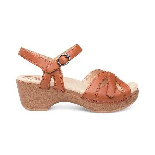 Dansko Women's Season Camel Leather Antistatic Comfort Padding