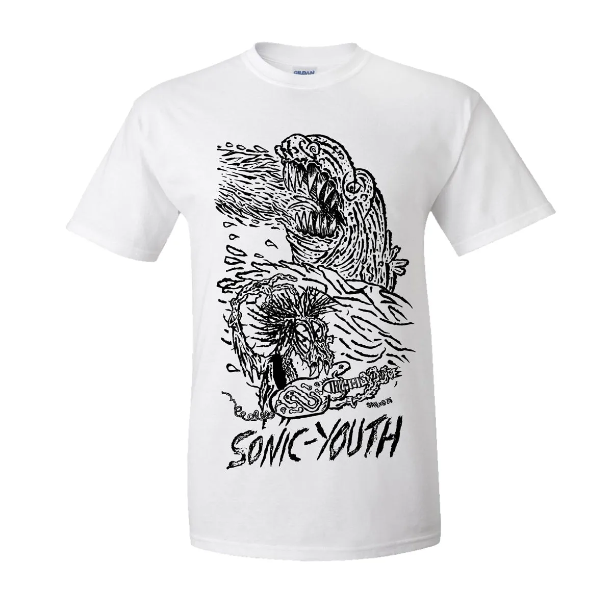 Glossy Look Soft Texture Savage Brighton Beach T-Shirt