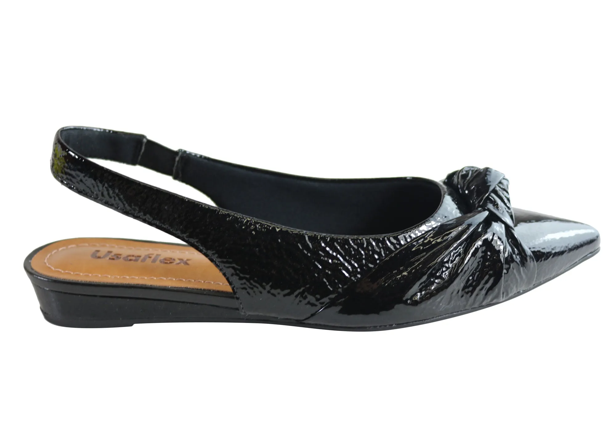 Relaxed Motion Nordic Soft Usaflex Willow Womens Comfortable Low Heel Leather Shoes Made In Brazil