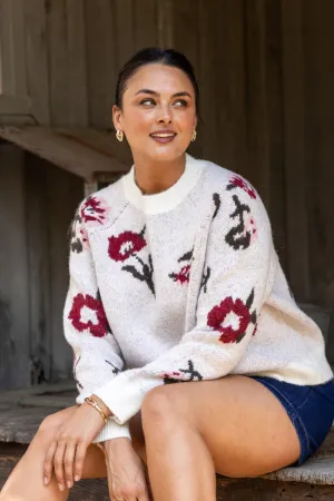 Ellery Rose Shoulder Motif Sweater City Beat Layered Shirt