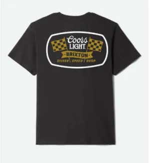 Brixton Mens Shirt Coors Light Pit Stop AdvancedMoistureManagement