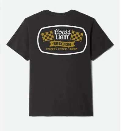 Adult sophistication Brixton Mens Shirt Coors Light Pit Stop