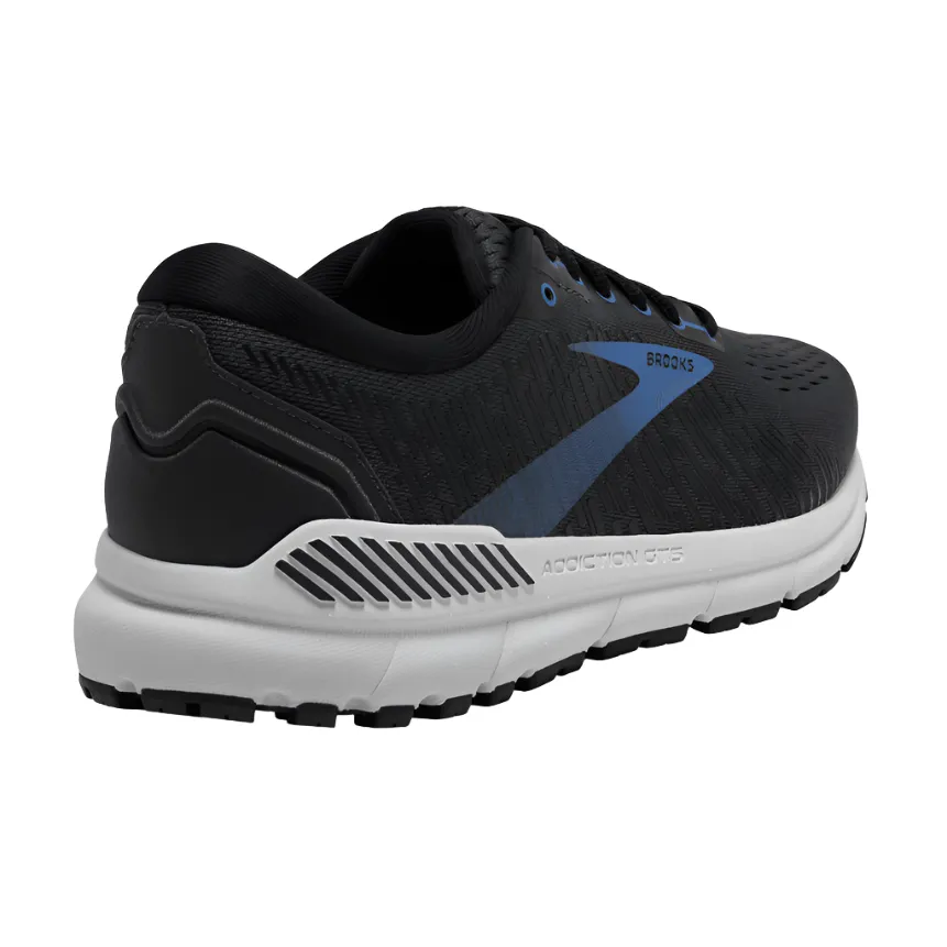 Customizable Lace Closure balance - training Brooks Mens Trainer Addiction GTS15 Wide Fit India Ink/Black/Blue
