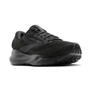 Brooks Mens Trainer Adrenaline GTS 24 Black/Black/Ebony replaceable insole shoes