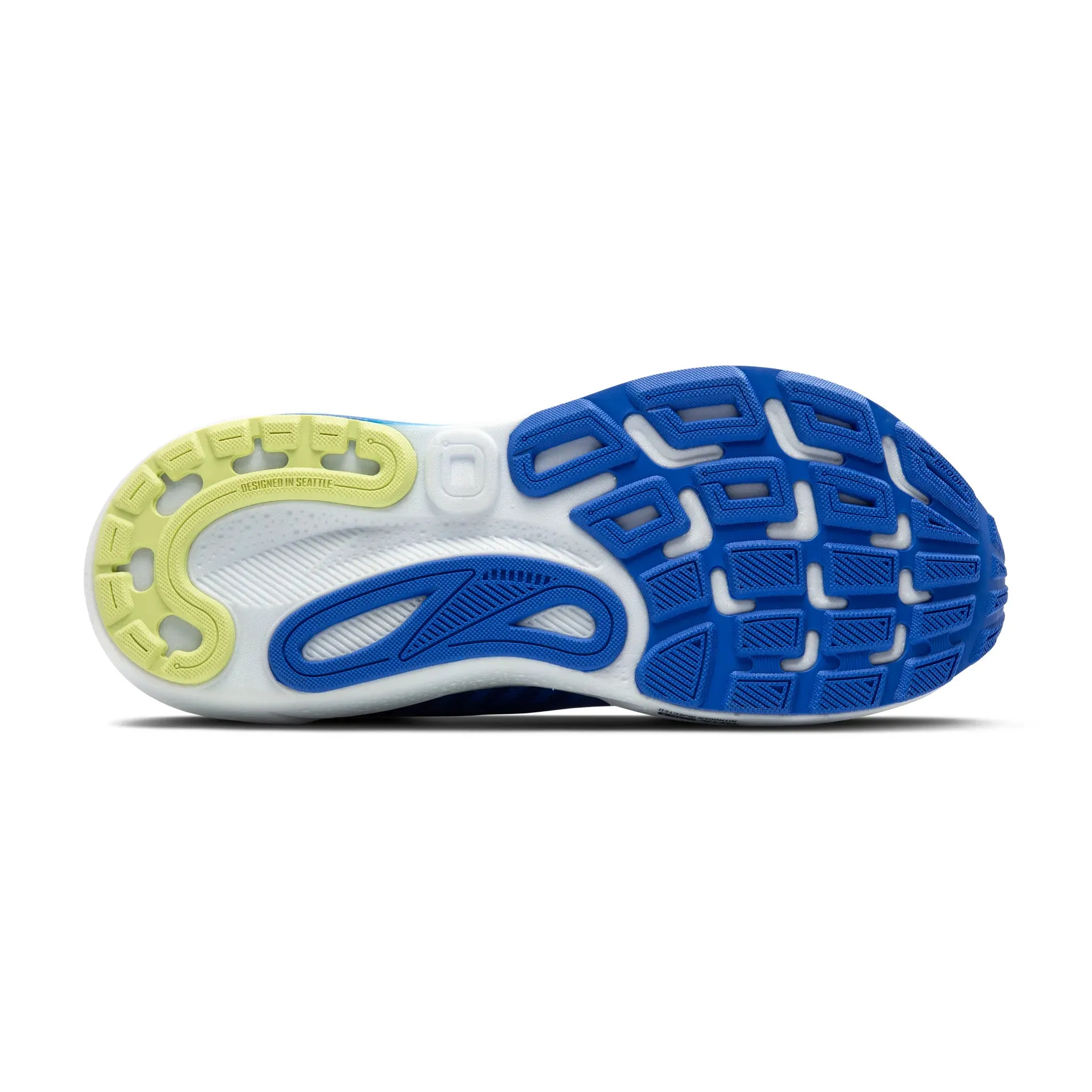 Brooks Mens Trainer Adrenaline GTS 24 Cobalt/Neo Yellow/Peacoat breathable - upper - feature shoes