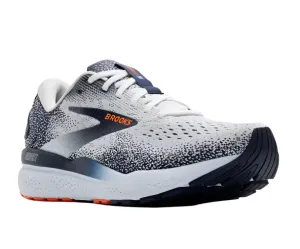 easy - to - put - on - simplicity shoes Brooks Mens Trainer Ghost 16 White/Peacoat/Orange