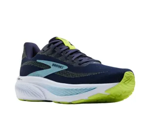 Brooks Mens Trainer Ghost 17 Wide Peacoat/Lime/Blue Ground Adaptive Lugs