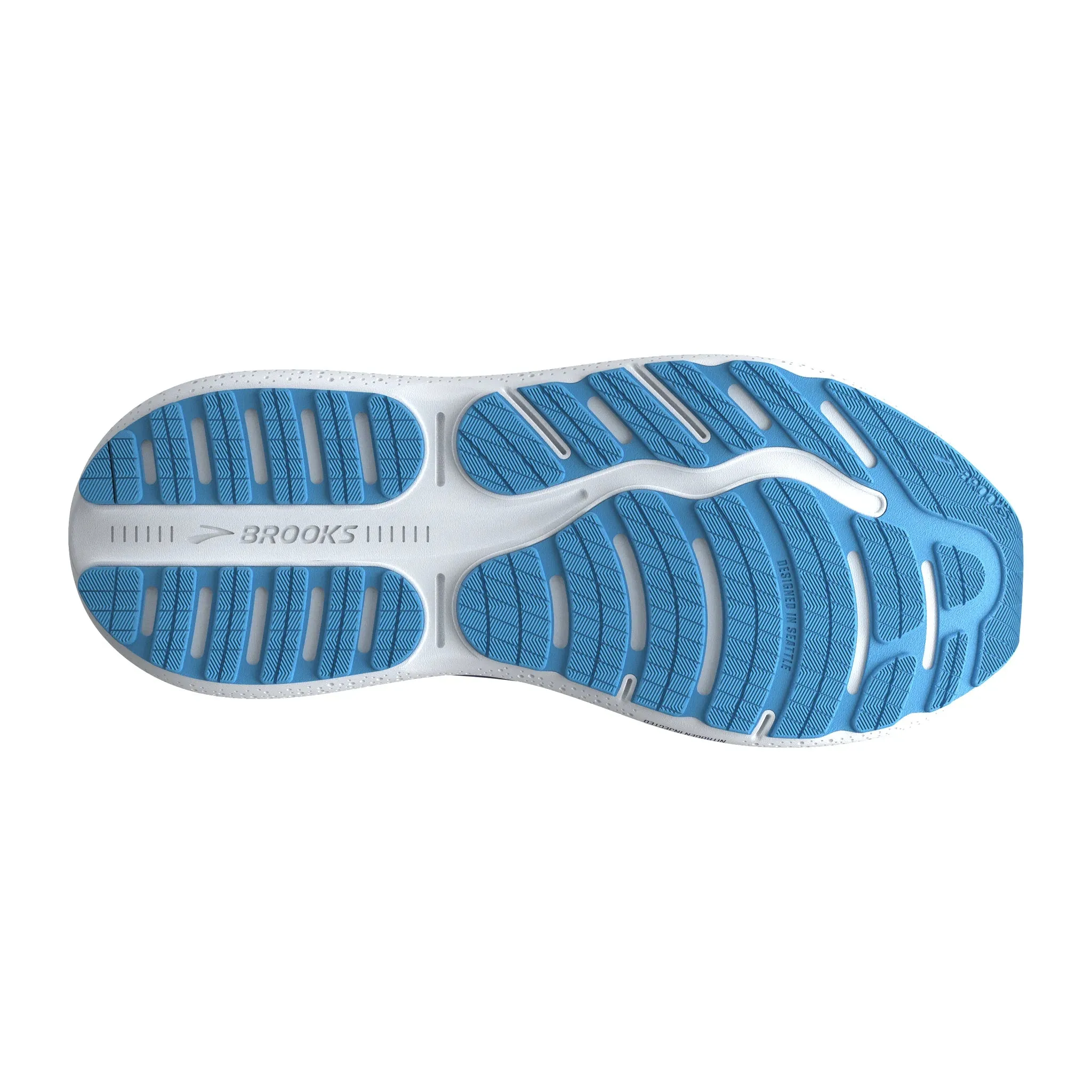 Brooks Mens Trainer Ghost Max 2 Bonnie Blue/Blue Ribbon/Yellow Dynamic Heel Counter arch - support shoe details