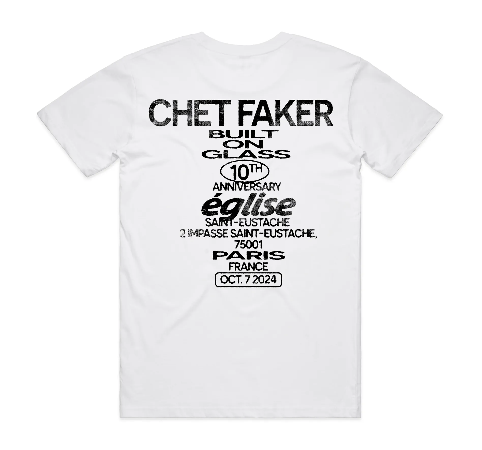 Light Comfort Style Lightweight Wear Built on Glass - Live in Paris Limited Edition T-Shirt