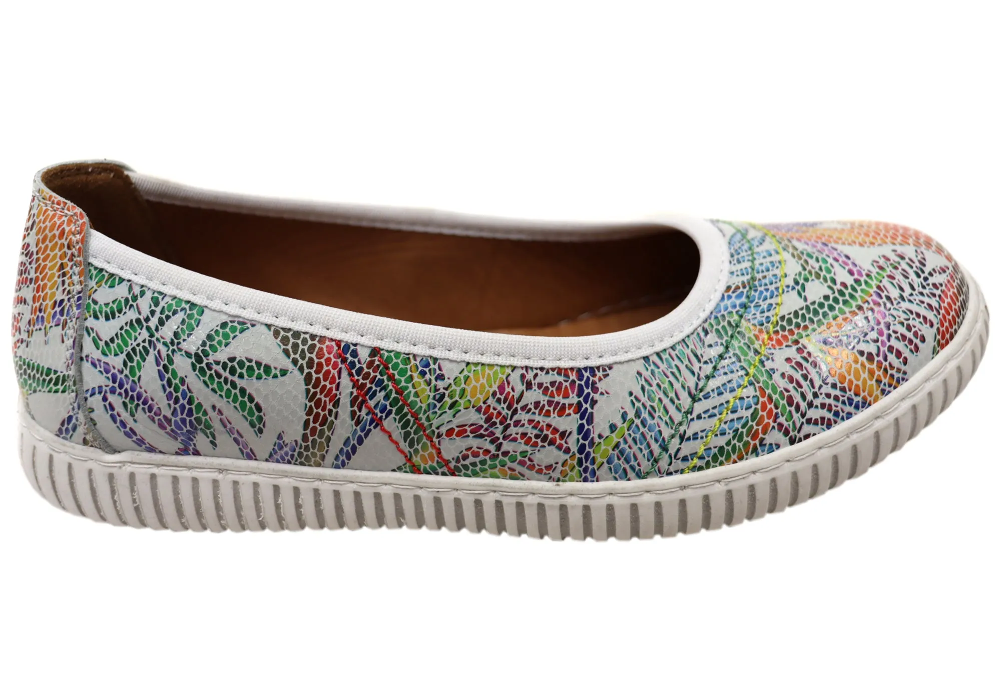 Resort Ready Cabello Comfort CP753-51 Womens European Leather Comfort Shoes