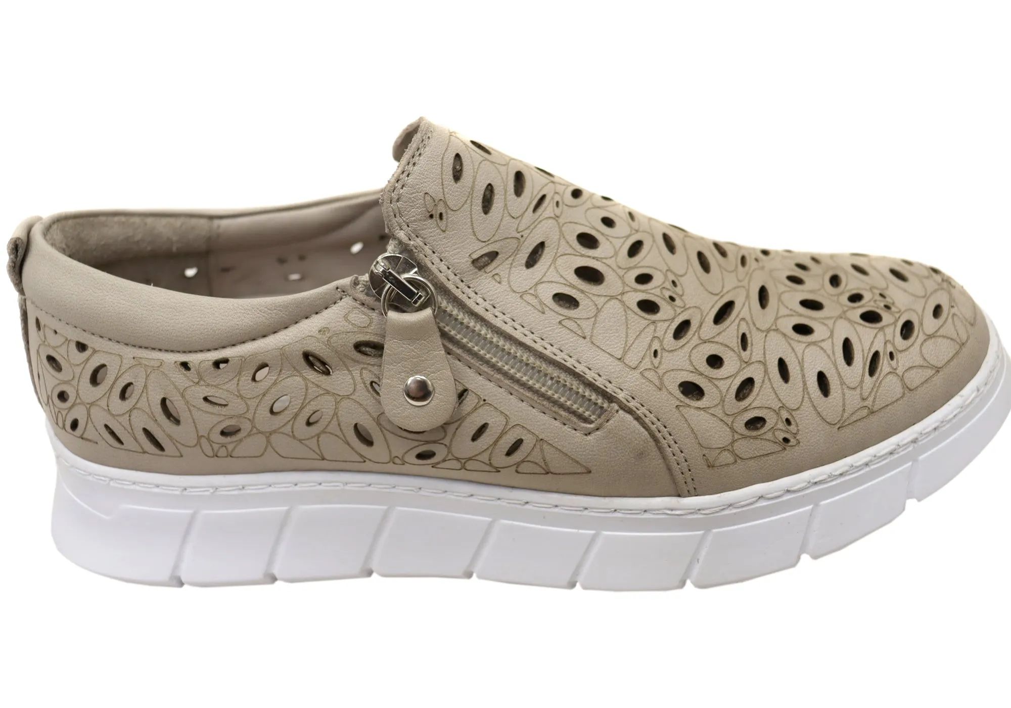 Comfort Cushion Effortless Motion Cabello Comfort Ursula Womens Leather Shoes Made In Europe