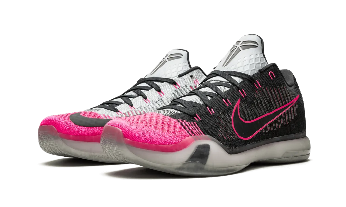 running with a GPS tracker Energy Transfer System Kobe 10 Elite Low "Mambacurial"