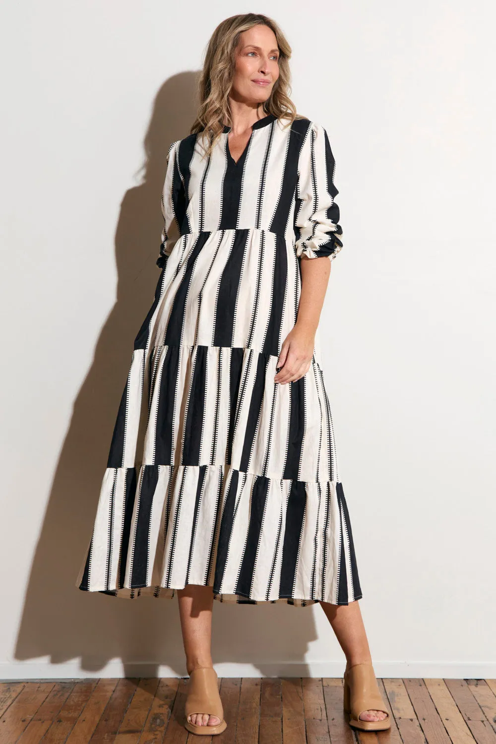 Comfort Layer Wear Sabre V-Neck Dress in Shibuya