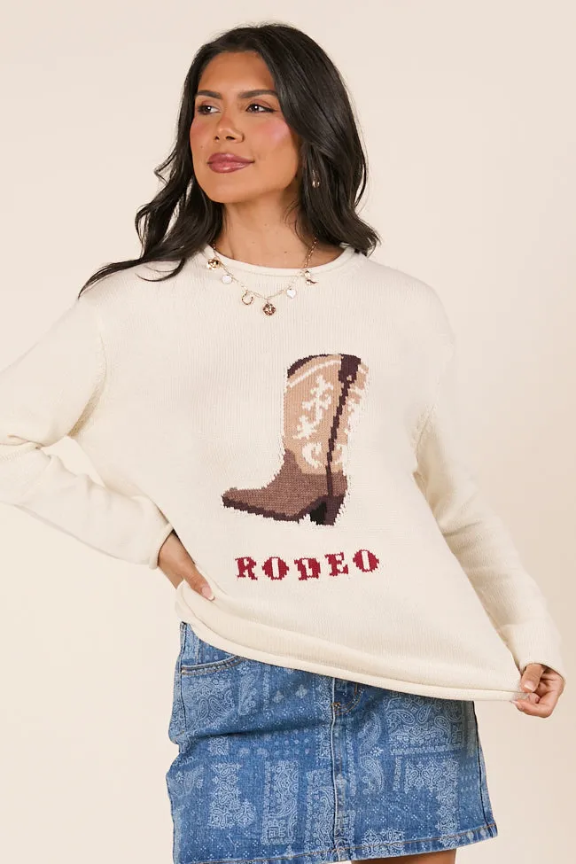 Bonnie Rodeo Sweater SALE Trendy Boots SheerLayeredPanels