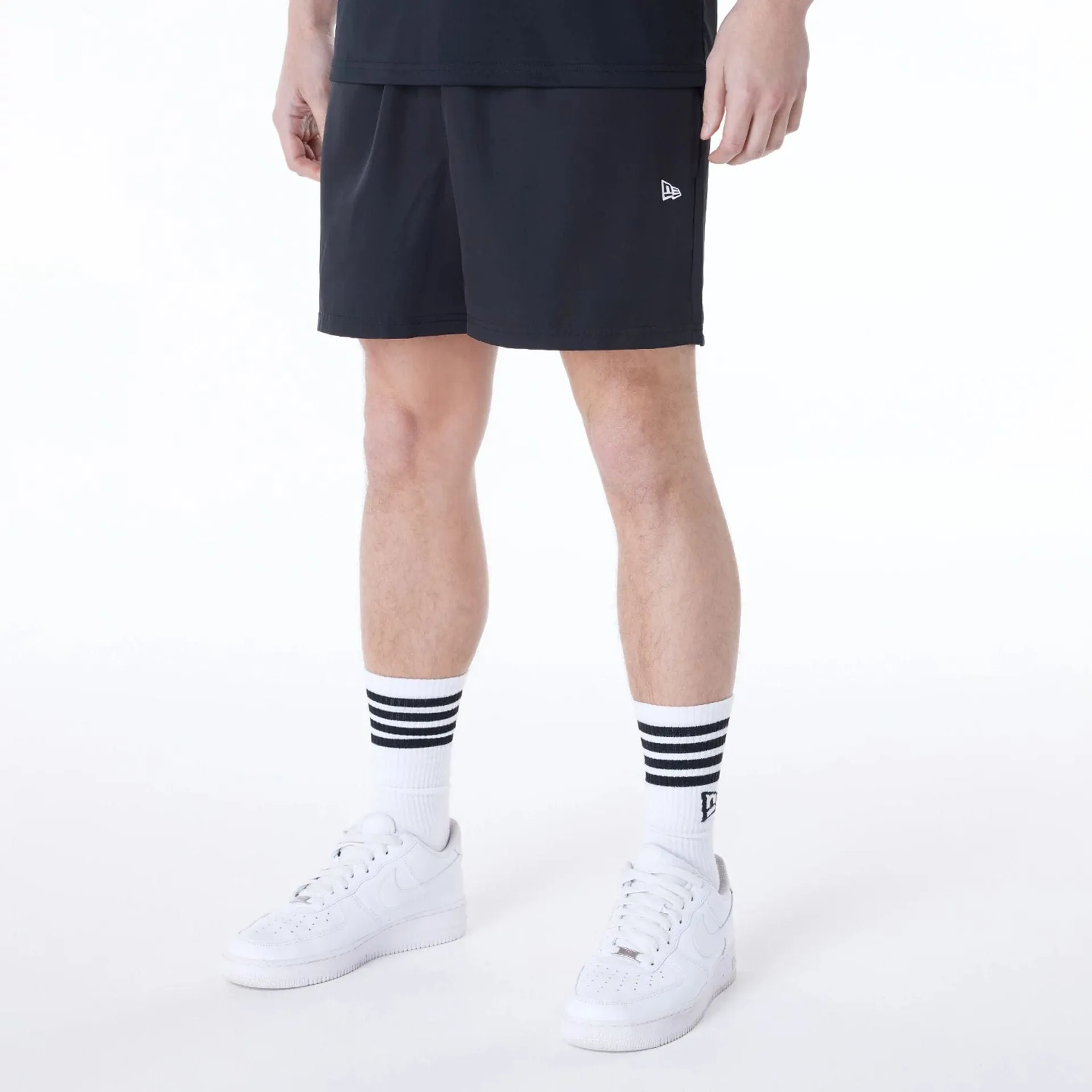 Soft Feel New Era Essential Black Shorts