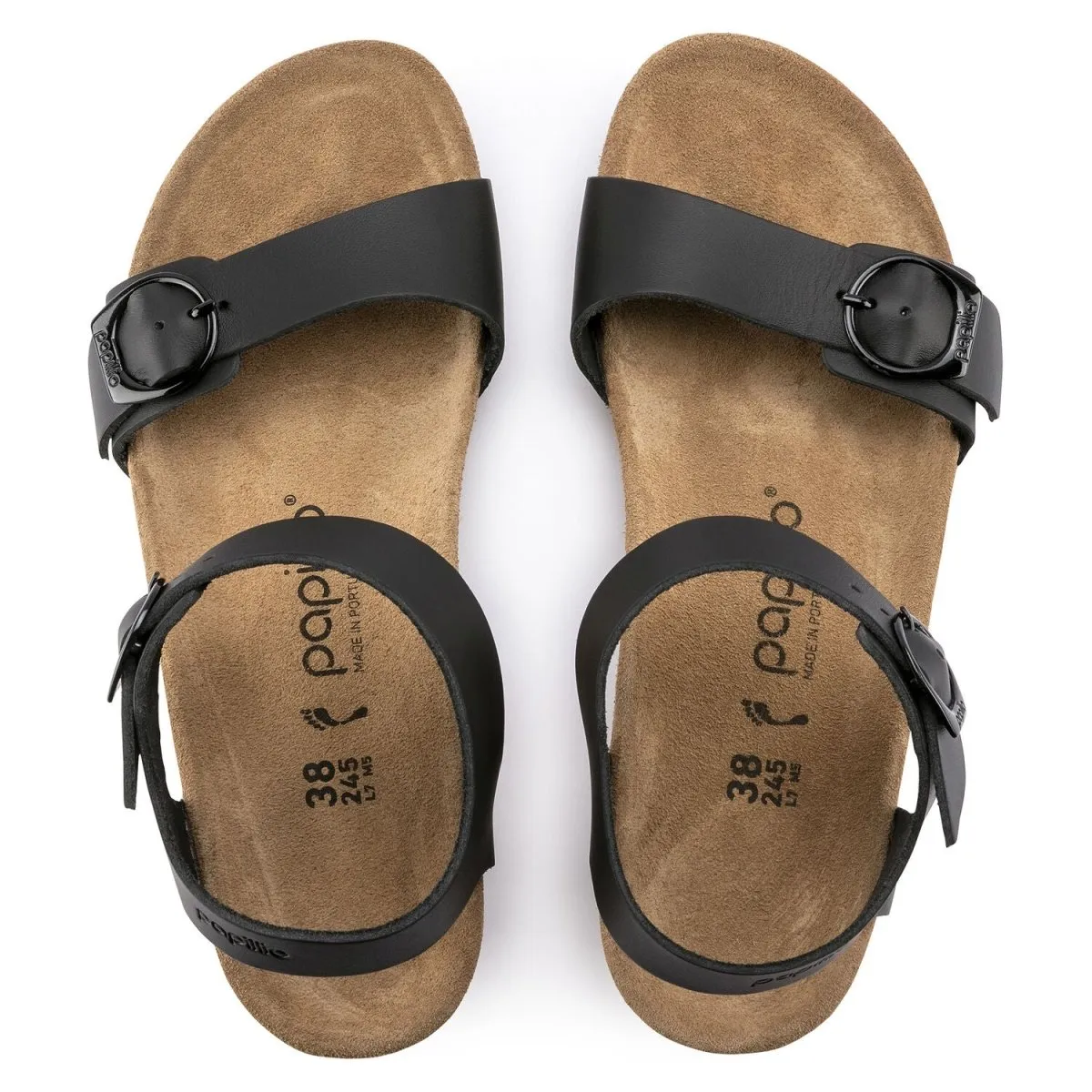 Microfiber Lining Technology Birkenstock Women's Soley Black Leather