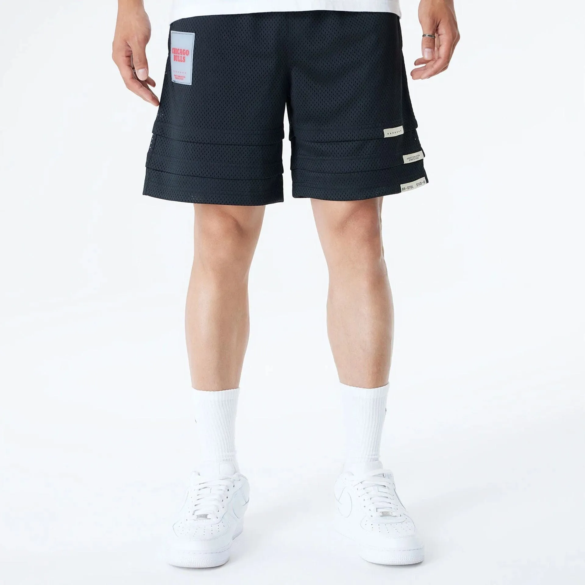 low - rise Chicago Bulls Bristol Studio x NBA Black Shorts