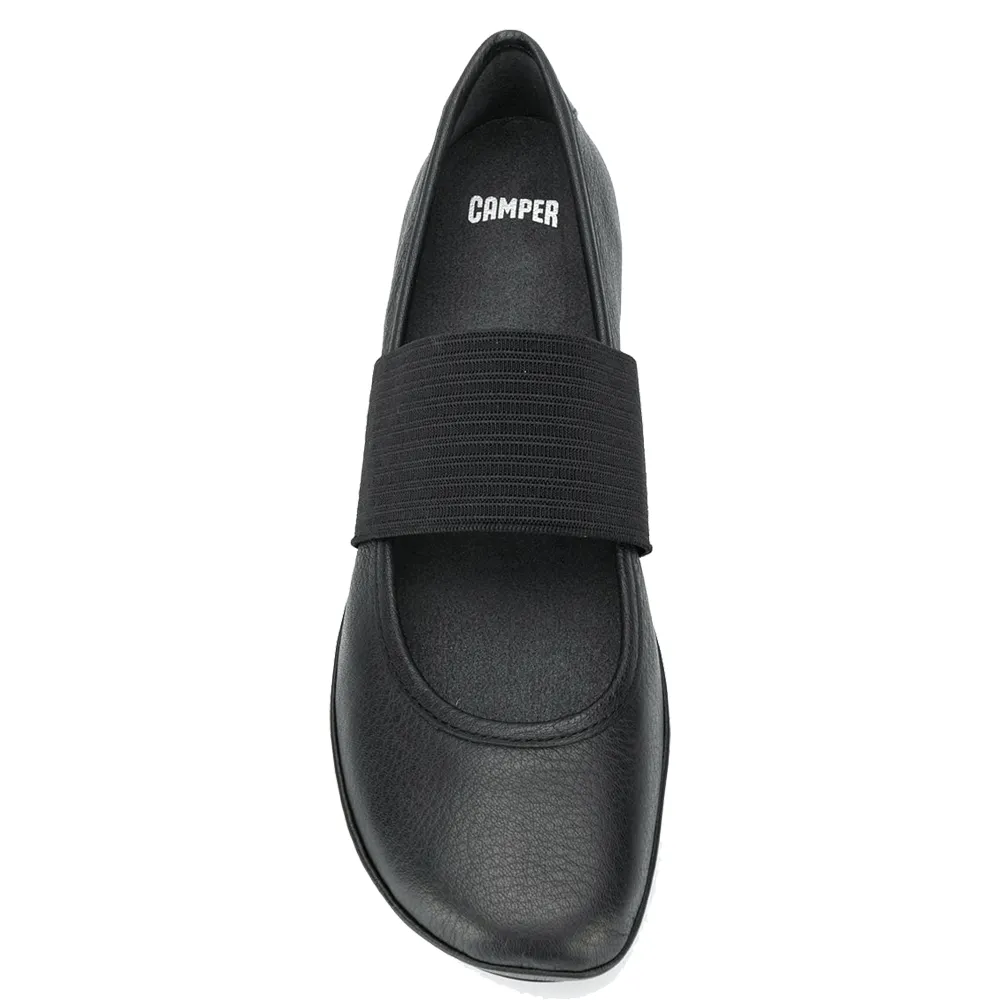 Star Path Camper Women's Right Nina Ballerina Black Leather
