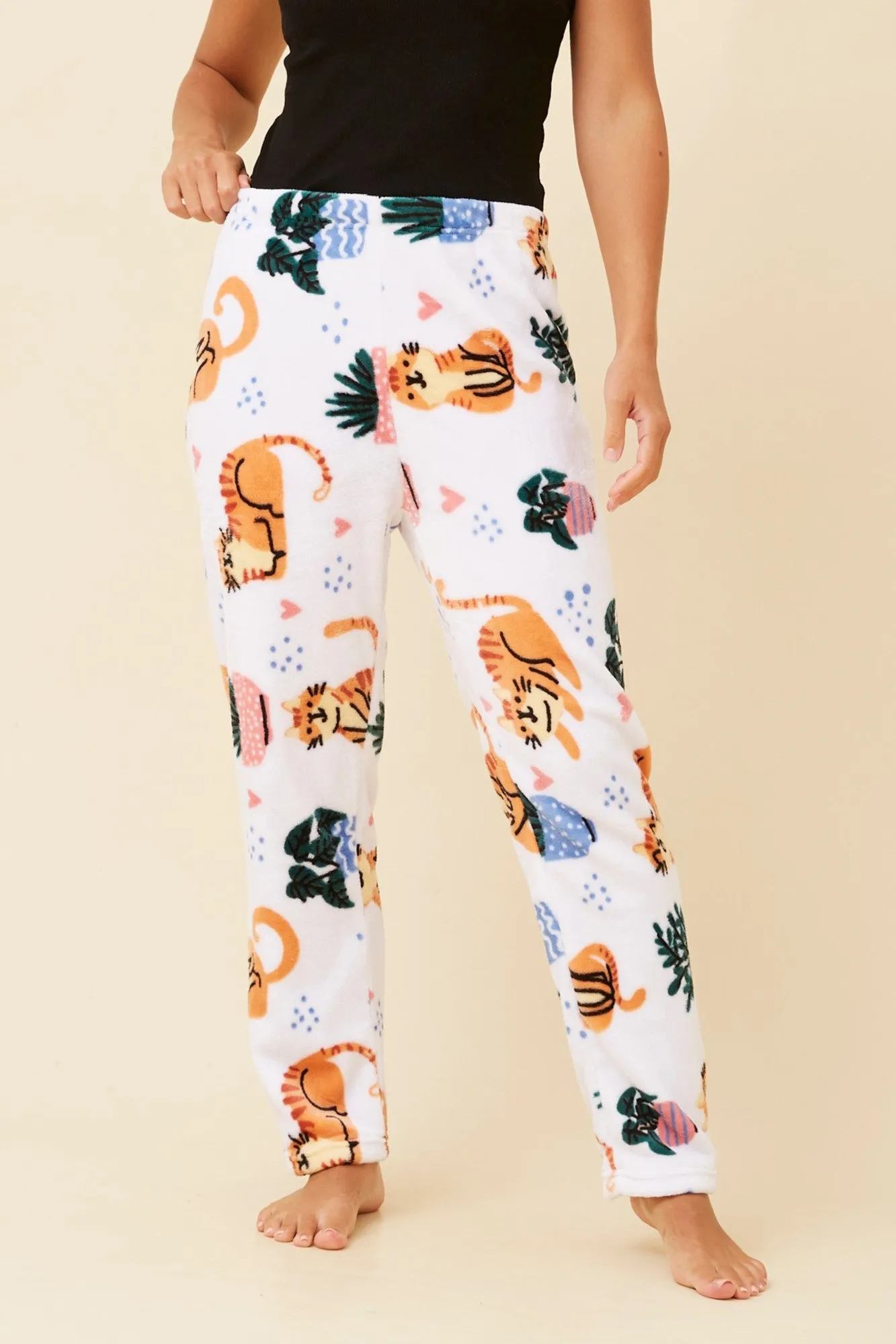 Thermal Regulating Stay Cool LEE ANIMAL PRINT PLUSH PYJAMA PANTS
