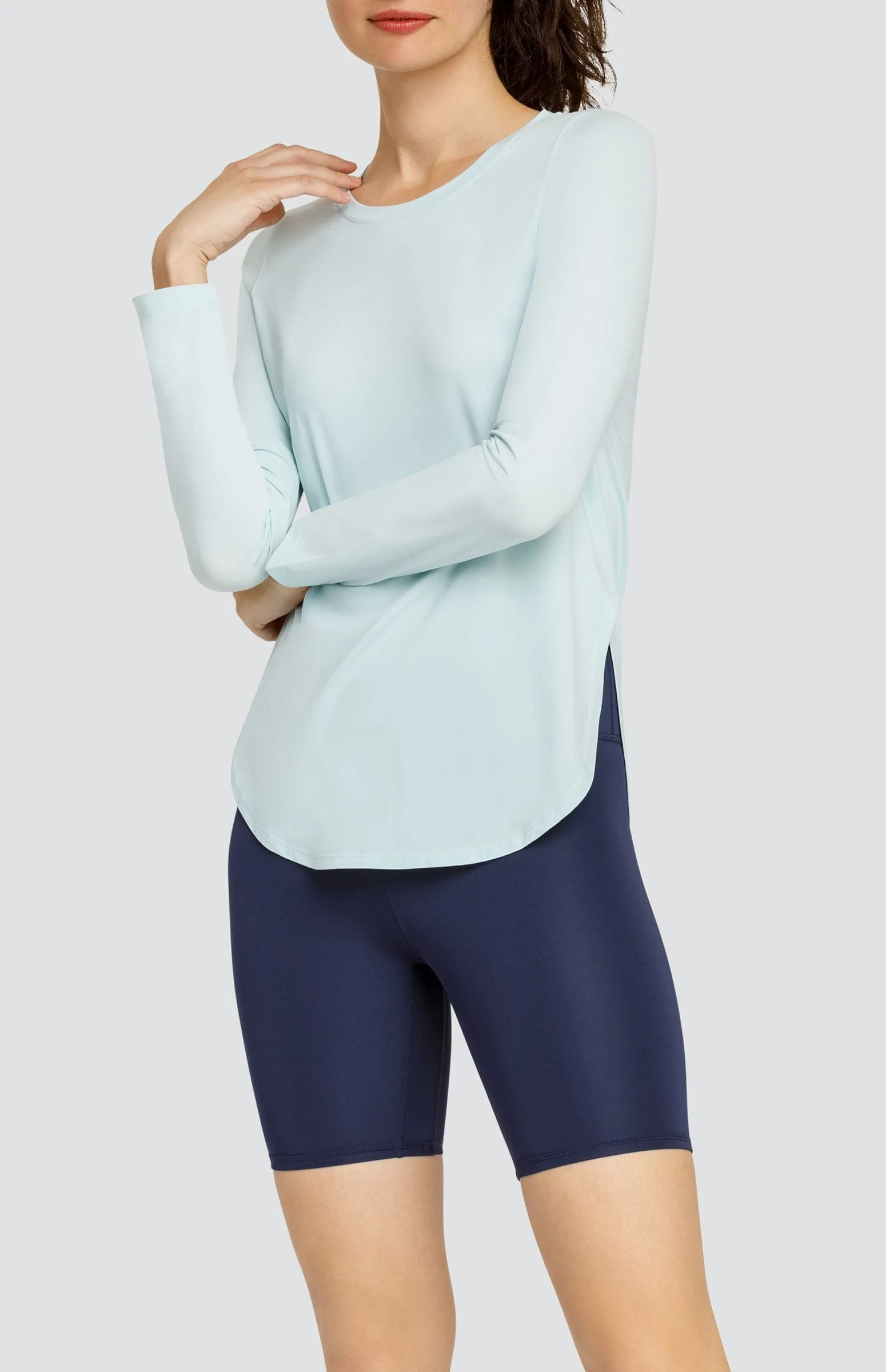 Exhale 7" Biker Short - Navy Blue - FINAL SALE Basic Look