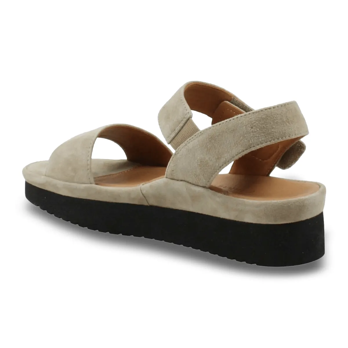 Soft Footbed Mold L'Amour Des Pieds Women's Abrilla Taupe Suede
