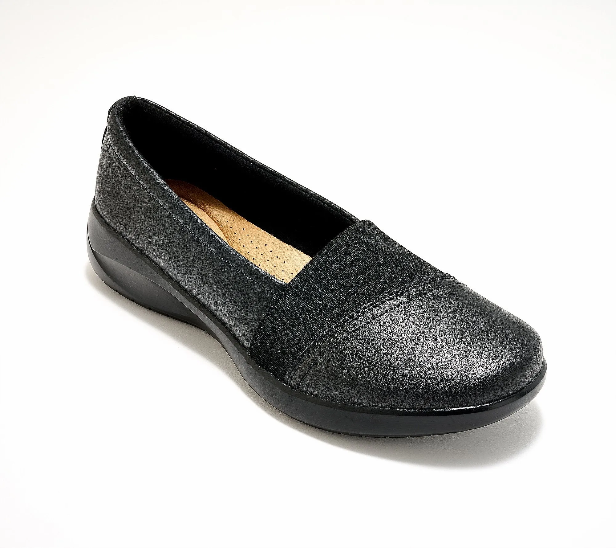 Peak Mode Clarks Kaetlyn Rhea Black 84320