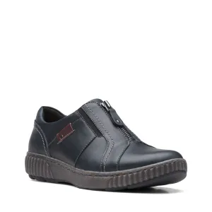 velcro New Drop Clarks Magnolia Zip, 2 Colours, Black or Navy