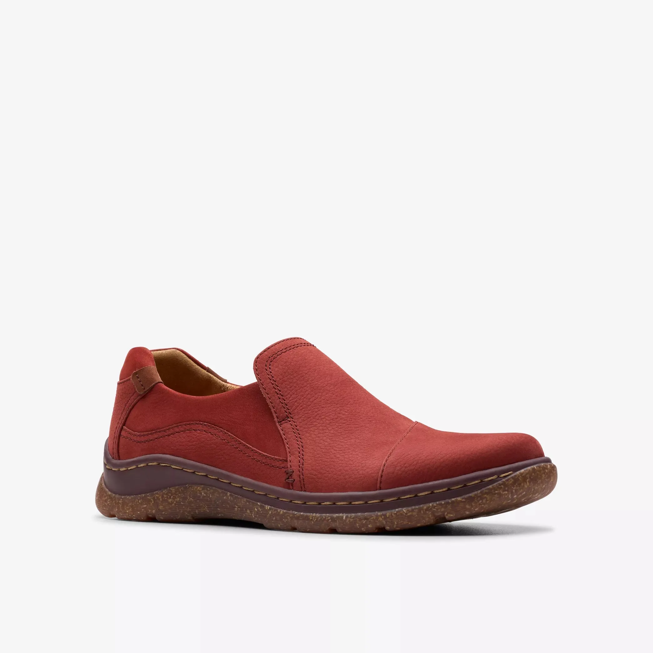 Clarks Orlene Slip Chestnut 82989 Soft Land