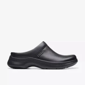 Clarks Pro Clog Blk 75016 Wos Cushioned Insole Technology Sky Light