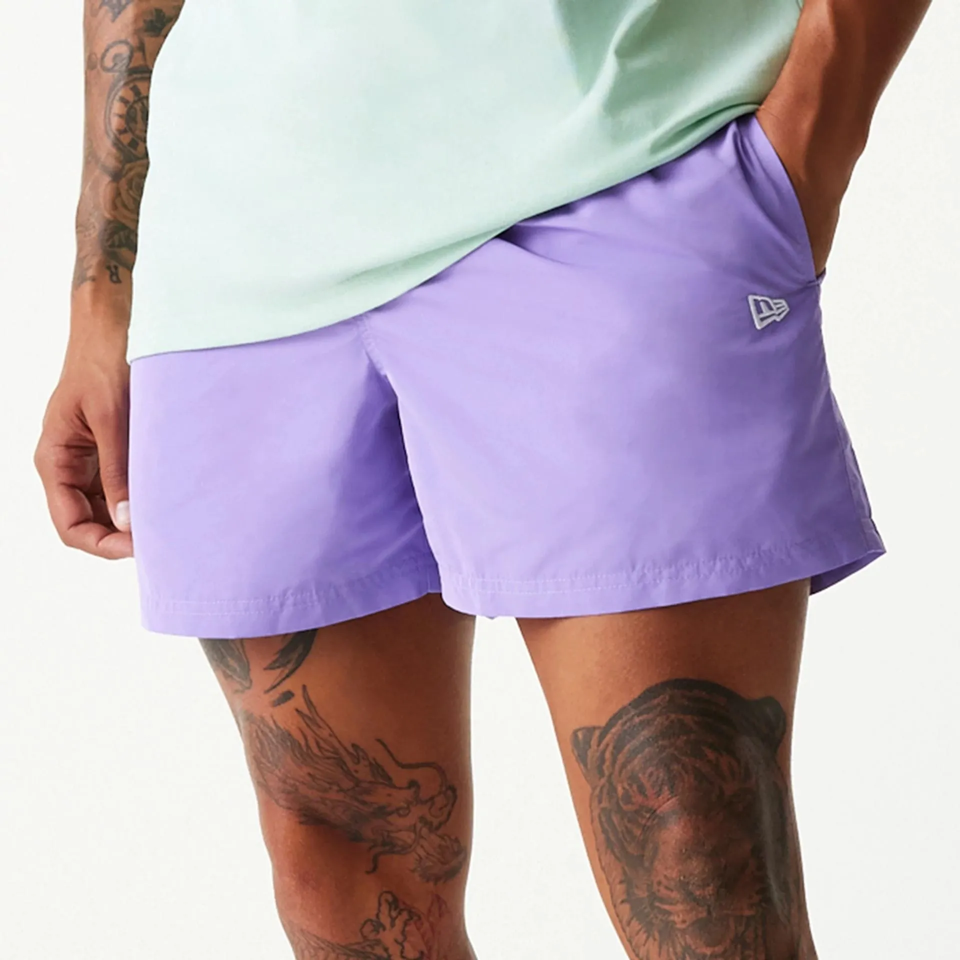 Sport Flex New Era Purple Swim Shorts
