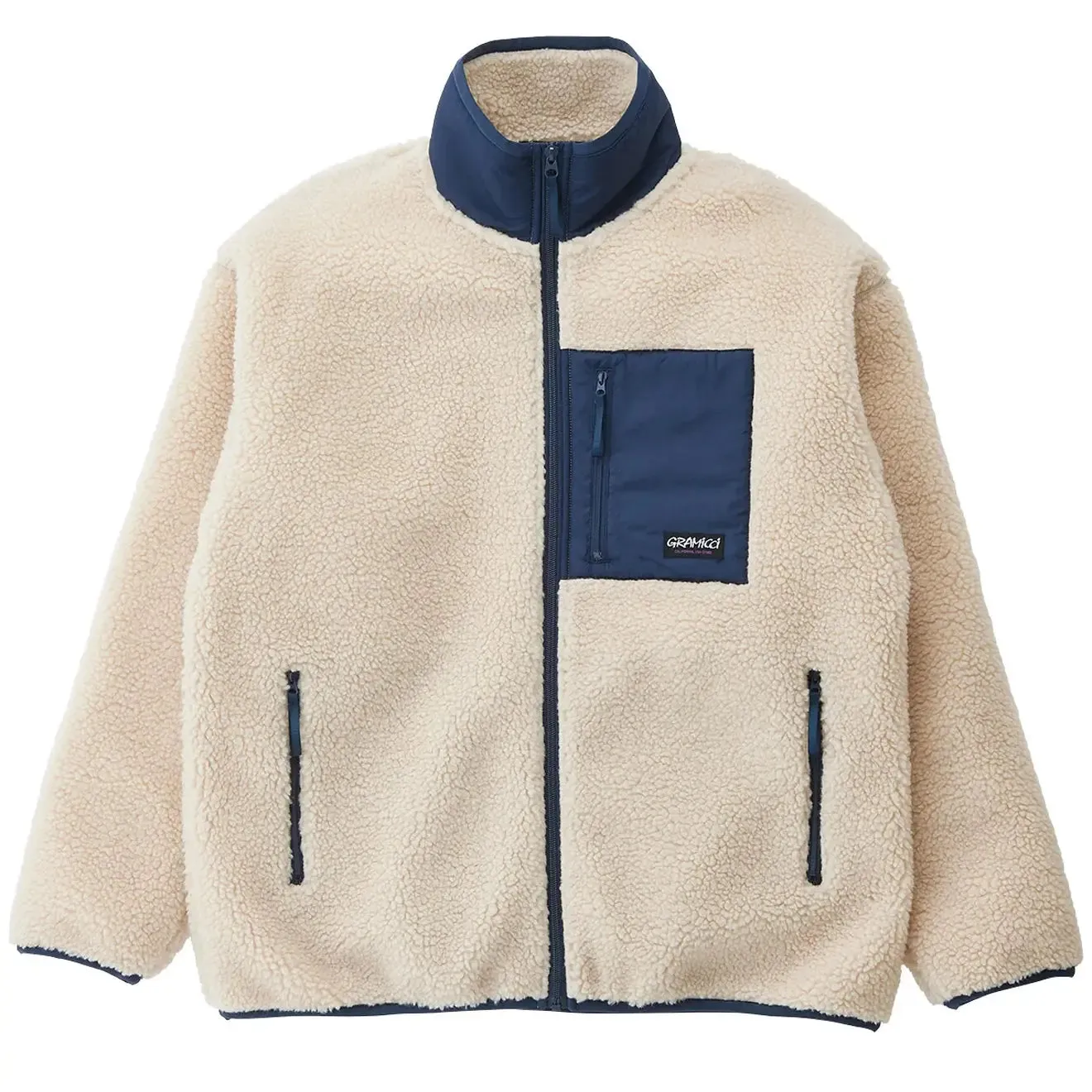 All Day Wear Cool Weather Gramicci Sherpa Jacket Natural