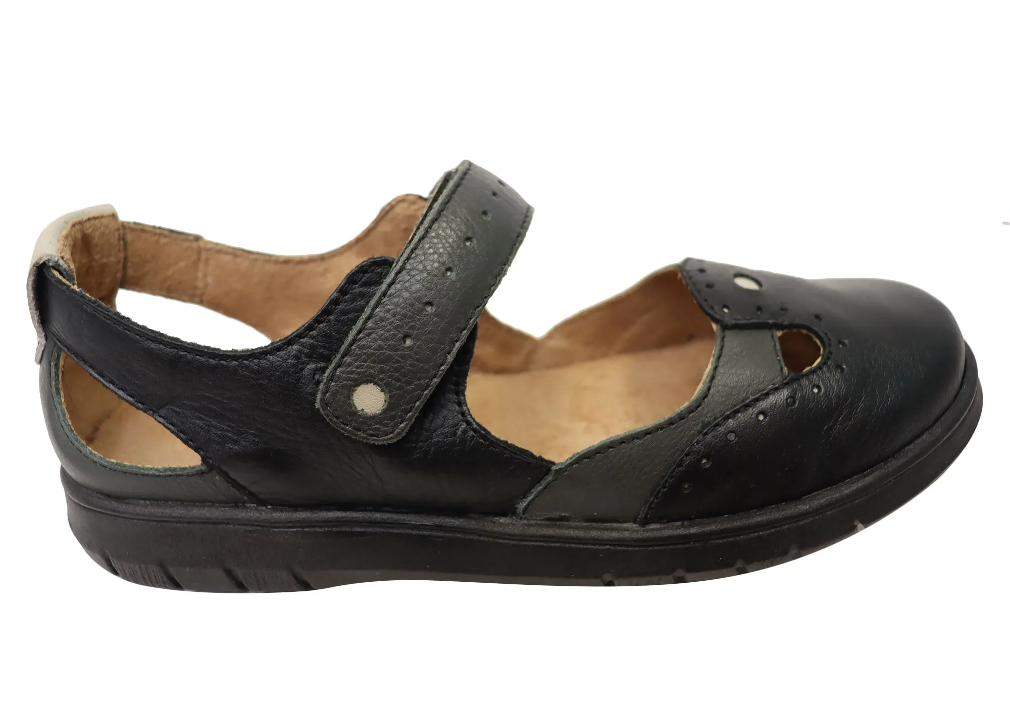 Fast Wear Balatore Mimosa Womens Comfortable Brazilian Mary Jane Leather Shoes