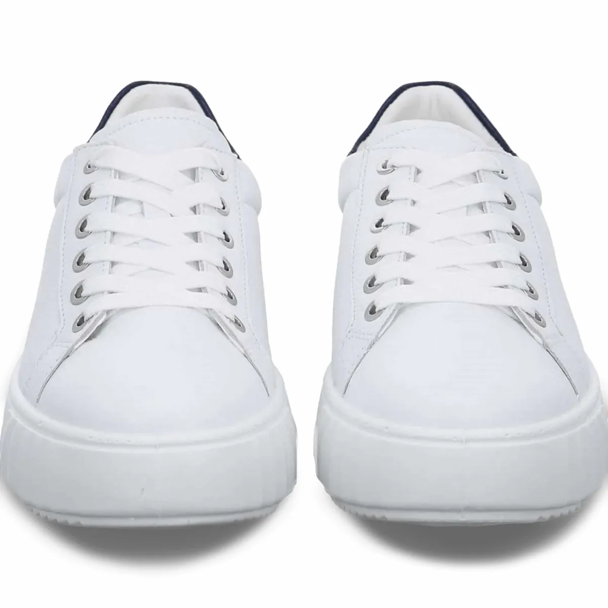 Calm Move Ara Women's Mikky White/Navy Leather