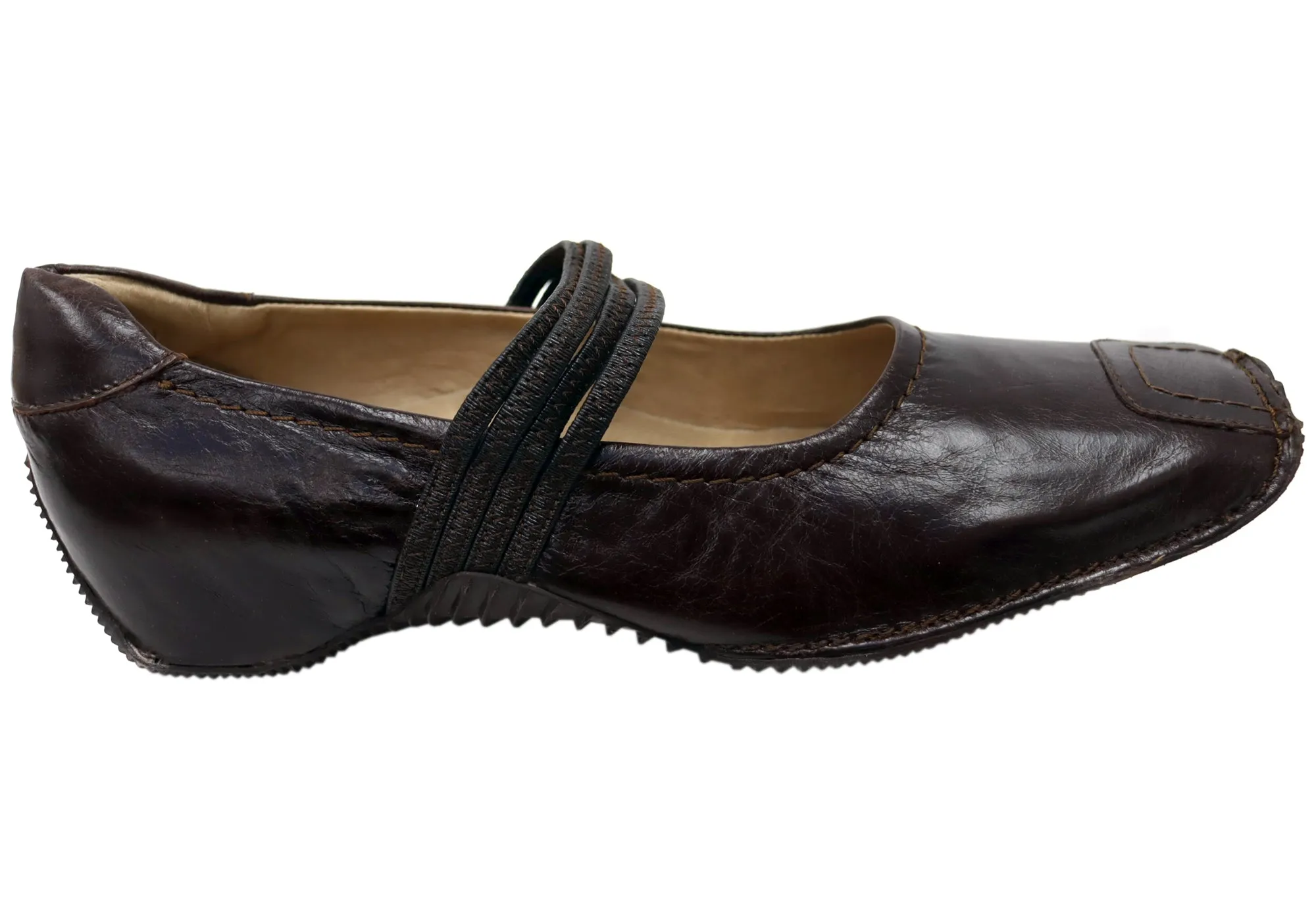 Outdoor Casual Morning Stride Donna Velenta Leah Womens Comfortable Leather Shoes