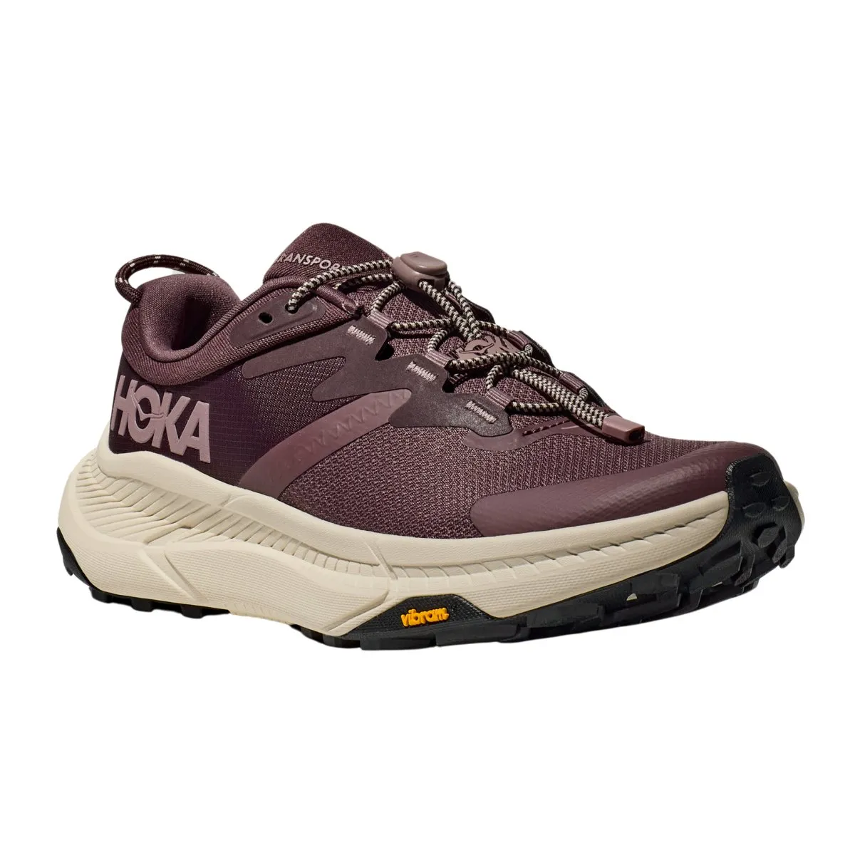 Hoka One One Women's Transport Smoky Quartz/Oat Milk Cushioned Fit WideToeBox