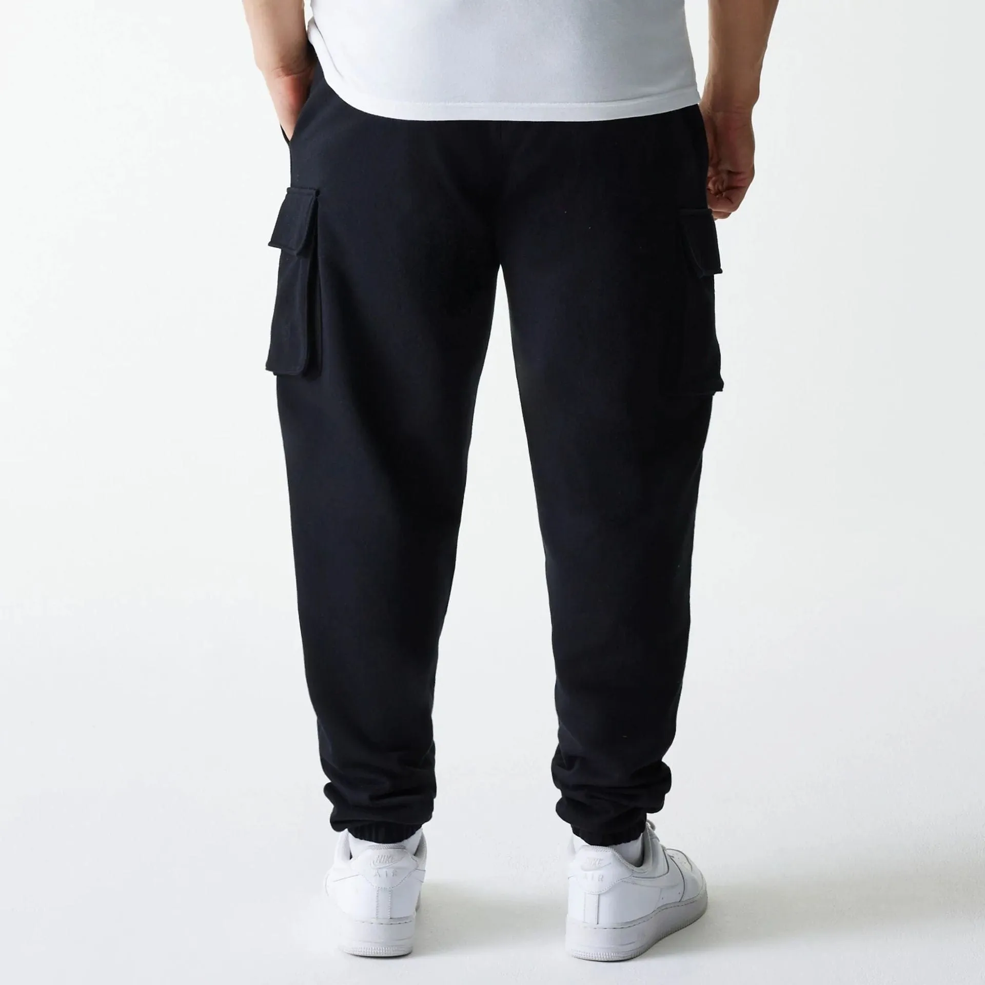 Practical Wear New Era Black Cargo Joggers