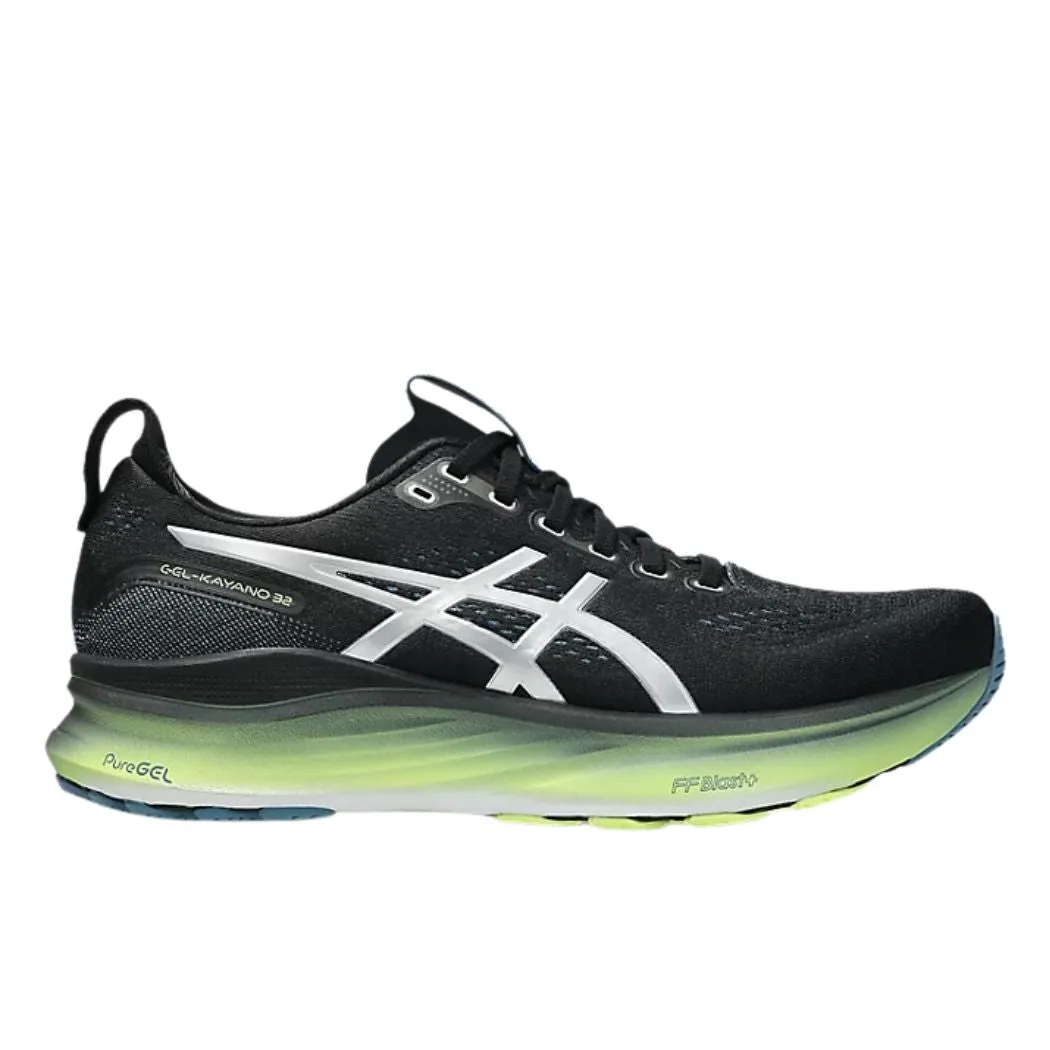 asics Gel-Kayano 32 Luxe Men's Running Shoes running in a historic bridge area shoes