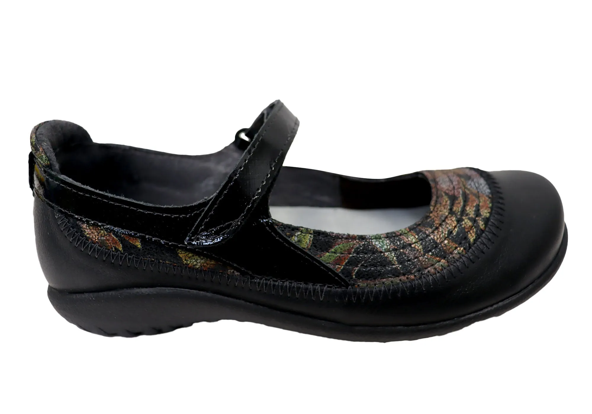 Snow Jog Naot Kirei Womens Comfort Leather Orthotic Friendly Mary Jane Shoes