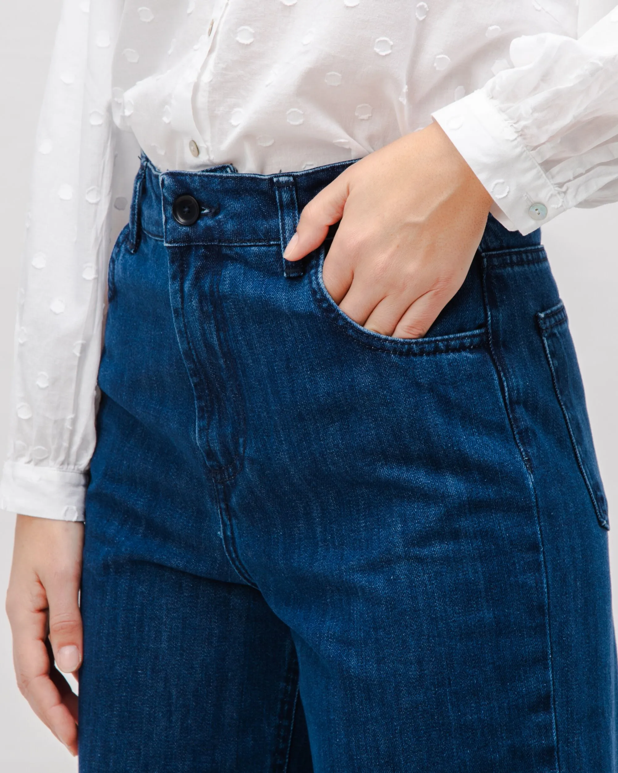 5 Pocket Denim Pants All-day Comfort FadeResistant