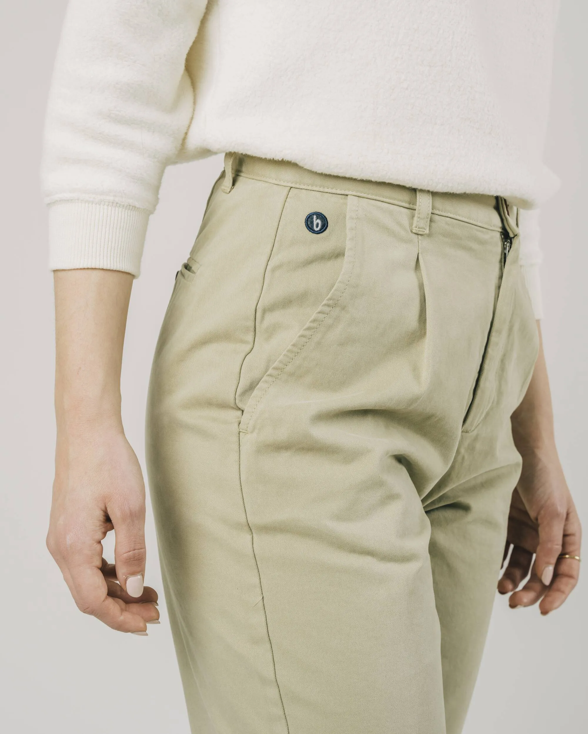 Regular Pleated Chino Beige Quick Move