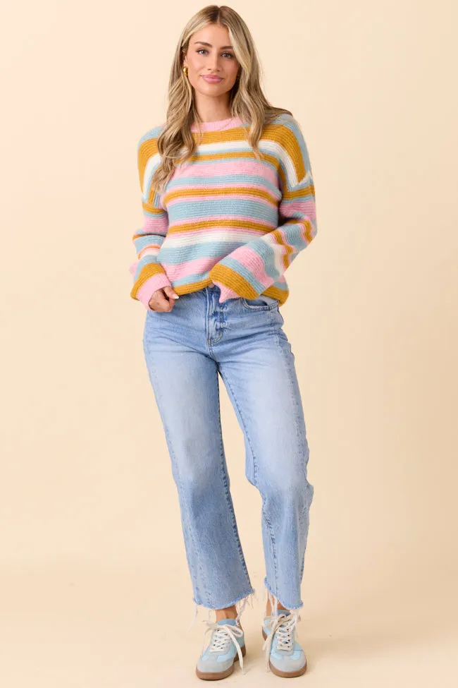 Semi Formal Saga Vibe Starla Multi Striped Sweater