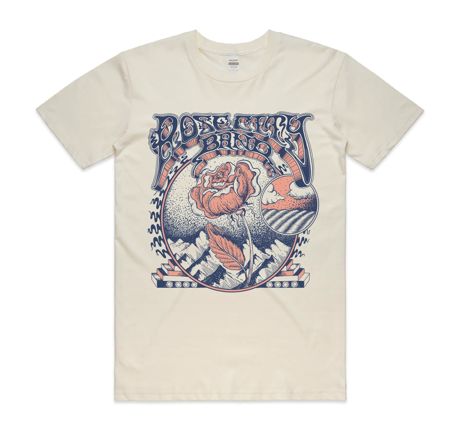 Mountain Rose T-Shirt ColorfastFabricTech Summer Style