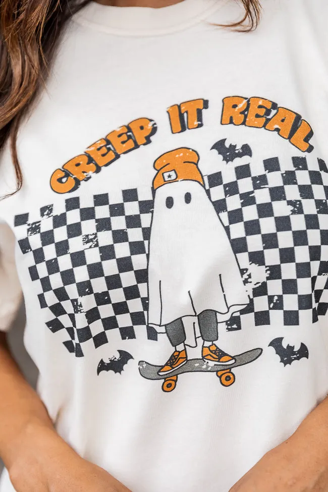 Creep It Real Ivory Graphic Tee SALE Charm Core Carnival Look
