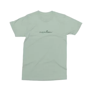 Cursive Embroidered T-Shirt weekday wear LowImpact Manufacturing