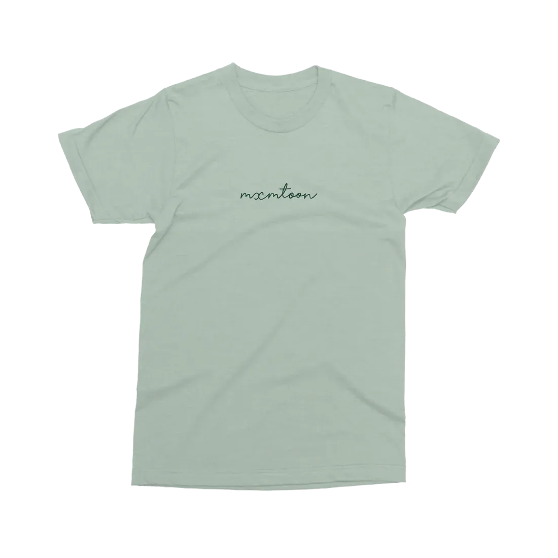 Cursive Embroidered T-Shirt weekday wear LowImpact Manufacturing