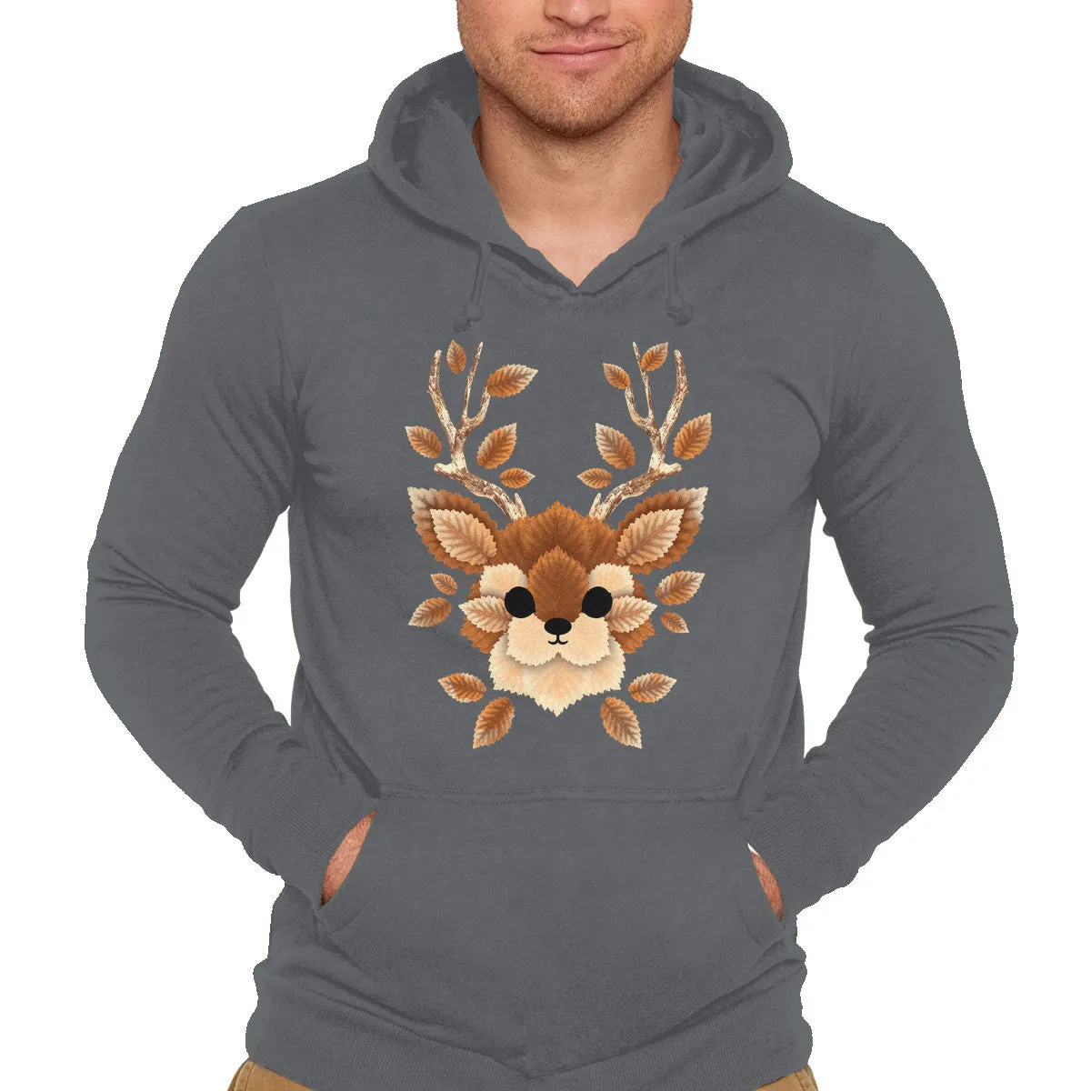 Deer Of Leaves High-quality Fashionable Vibes
