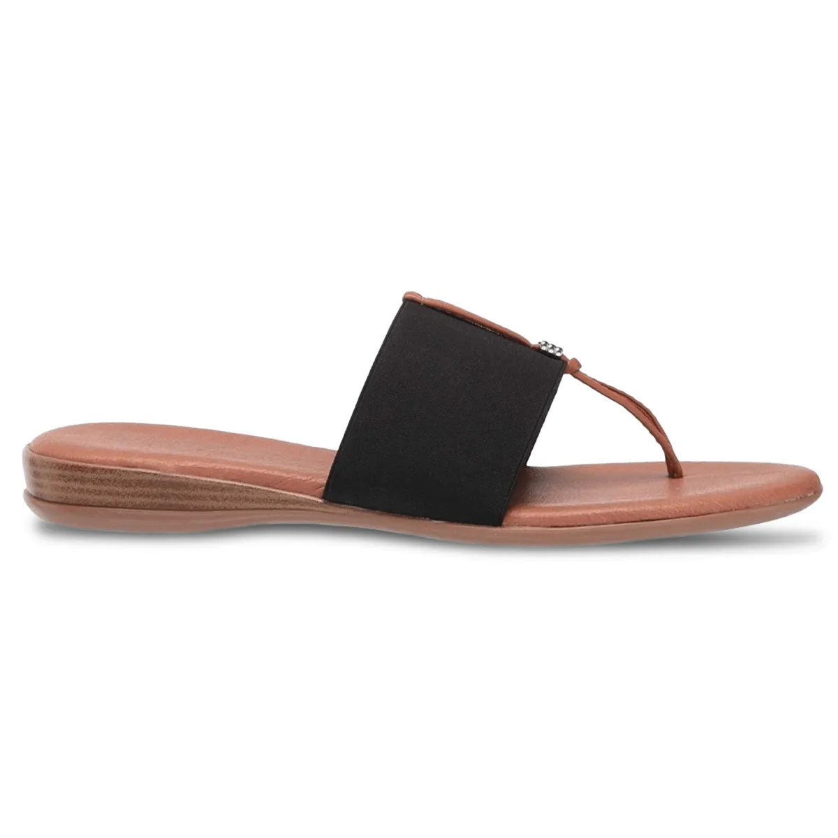 Fresh Appeal Andre Assous Nice Featherweights ? Slide Sandals (Black)
